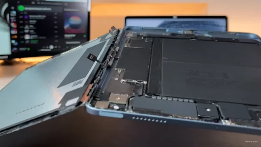 apple-ipad-air-4-display-reparatur-wechsel-defektes-glas-entfernen